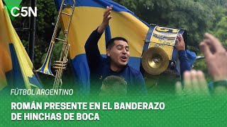 RIQUELME encabezó el BANDERAZO de HINCHAS de BOCA contra la SUSPENSIÓN de las ELECCIONES [upl. by Bible447]