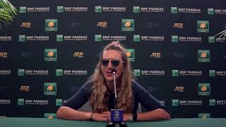 Victoria Azarenka Quarter Final Press Conference 2021 BNP Paribas Open [upl. by Susanne]