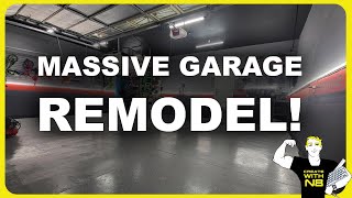 High Tech  Modern Tesla Garage amp Maker Space Remodel Project  DIY [upl. by Elodie]