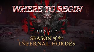 Diablo 4 Infernal Hordes Mode Overview amp How To Start Infernal Hordes [upl. by Erdman752]