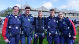 The Loddon Charity Skydive at Netheravon  Army Parachute Association [upl. by Alrak]