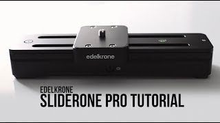 Edelkrone SliderONE Pro Tutorial  2 Minutes or Less [upl. by Ches]