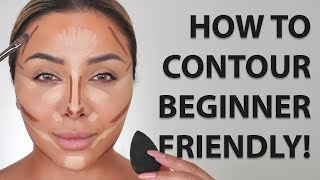 HOW TO CONTOUR YOUR FACE FOR BEGINNERS 2022  NINA UBHI [upl. by Sorips595]