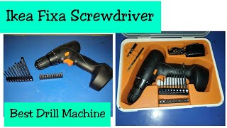 IKEA Fixa Screwdriver  Drill  ikea fixa drill how to use [upl. by Aenneea]