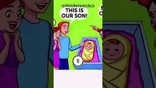 Who are the real Parents quiz riddle riddleoftheday viral shorts trendingshorts [upl. by Elah865]