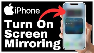 How to Turn On Screen Mirroring on iPhone iOS 18 [upl. by Alraep]