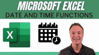 Date and Time Functions in Microsoft Excel  For Beginners [upl. by Ariaz]