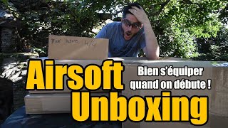 AIRSOFTUNBOXING  BIEN SEQUIPER QUAND ON DEBUTE [upl. by Senskell269]