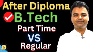 After Diploma Engineering Part Time Vs Regular in India Pros Cons Admission Process Salary [upl. by Bonnee]