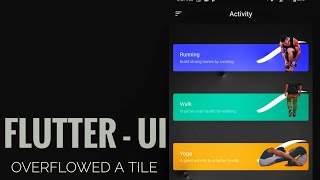 Flutter UI  Overflow Image from ListTile [upl. by Leuqim462]