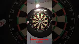 Blade 6 triple core carbon dartboard set up [upl. by Epp484]