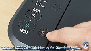 Canon Pixma MG3550 How to do Printhead Cleaning and Deep Cleaning Cycles and Improve Print Quality [upl. by Beutner]