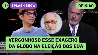 Globo manda Bonner aos EUA para cobrir eleições e comete EXAGERO VERGONHOSO opina Leão Lobo [upl. by Blackstock]