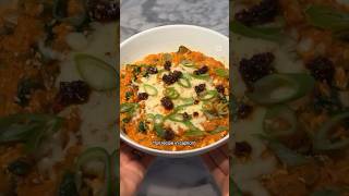 Savory Cheesy Oatmeal kimchi oatsrecipe oatmeal wouldyoueatthis foodblogger foodshorts recipe [upl. by Shoifet]