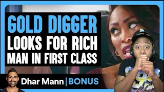 GOLD DIGGER Looks For RICH MAN In First Class Dhar Mann [upl. by Corney]