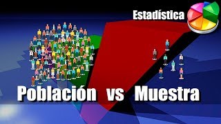 Población y Muestra  Ejemplos y Ejercicios Resueltos [upl. by Fezoj]