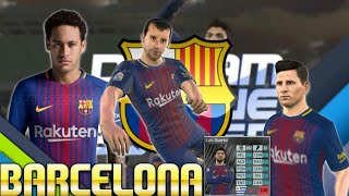 Plantilla del Barcelona 201718 Luisito GAMER [upl. by Pansie]