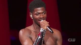 Lil Nas X  “MONTERO CALL ME BY YOUR NAME” Live From iHeart Radio Jingle Ball Tour New York [upl. by Pierre]