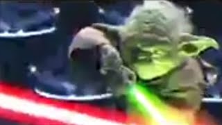 Yoda vs Sidious Low quality [upl. by Thomajan950]