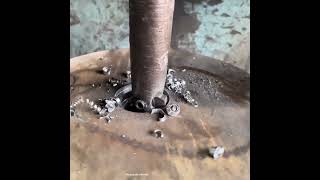 Manufacturing process of 100Kg double helical gear with old machine [upl. by Nolak]