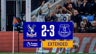 EXTENDED PREMIER LEAGUE HIGHLIGHTS CRYSTAL PALACE 23 EVERTON [upl. by Nuj631]