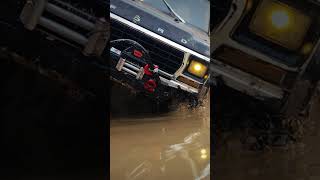 Ford Bronco 1979 traxxas trx4 mudding offroad lake poland rccar [upl. by Ak560]