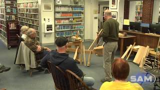 Windsor Chair Making with Patrick Perkins at the Southborough Library [upl. by Anees]