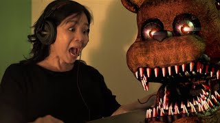 REAKSI MAIN GAME HOROR Five Night At Freddys 4 with KEVIN ANGGARA [upl. by Sanderson]