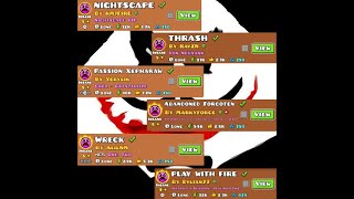 Cool 22 Insane Levels  Geometry Dash 4 [upl. by Minnnie]