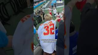 KC Chiefs player catches boy who fell from stands [upl. by Lucier]