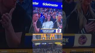 Caitlin Clark receives big ovation sitting courtside at Pacers game [upl. by Anegue614]