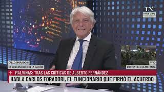 El Presidente criticó con dureza el acuerdo Foradori Duncan La palabra de Carlos Foradori [upl. by Epilihp]