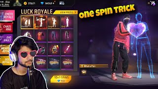 emote royal  free fire new event  luck royal [upl. by Orabla]