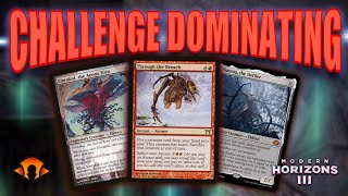 The Best Eldrazi Deck for Modern Challenges Eldrazi Through the Breach  MTG [upl. by Nyliak685]