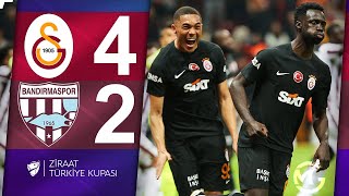 GALATASARAY 42 BANDIRMASPOR  GALATASARAY ÇEYREK FİNALDE  Ziraat Türkiye Kupası 2024 [upl. by Chrystal]