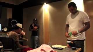 Kevin Gates x Yung Mazi InStudio with KE On The Track [upl. by Eirok994]