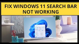 How to Fix Windows 11 Start Menu Search Not Working [upl. by Saba]