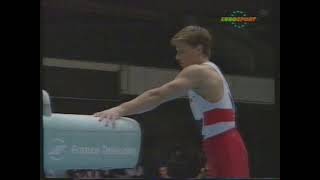 Ivan Ivankov BLR  Europeans 1994  Pommel Horse Final [upl. by Einnig]