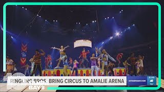 Ringling Bros brings revamped circus to Amalie Arena this weekend [upl. by Nauqyaj343]