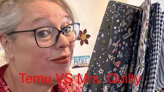 Temu VS Mrs Quilty Fabrics [upl. by Stace]