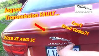 Jaguar Transmission FAULTCant Read Codes 18 XE AWD Supercharged [upl. by Leik]