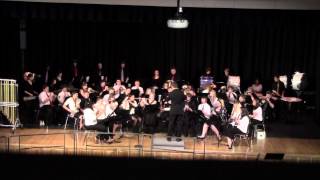 Swashbuckler by John Roberts MVHS Symphonic Band Spring 2013 [upl. by Aenea]