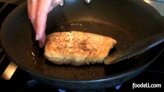 Pan frying fish [upl. by Aciretehs]