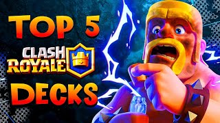 TOP 5 BEST Clash Royale Decks for March 2024 [upl. by Alpert604]