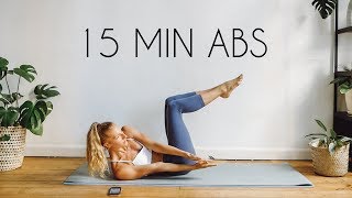 15 MIN TOTAL COREAB WORKOUT At Home No Equipment [upl. by Nnarual]