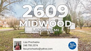 2609 Midwood Street Lansing MI 48911 [upl. by Bohman]