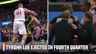 Tyronn Lue ejected after tempers flare between Clippers and Warriors  NBA on ESPN [upl. by Hsihsa738]