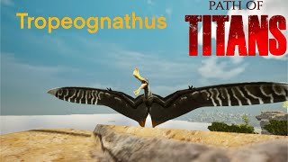 Tropeognathus Mod Showcase  Path of Titans [upl. by Einama]