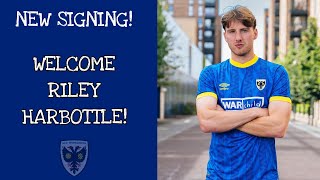 RILEY HARBOTTLE SIGNS FOR AFC WIMBLEDON ON A 2 YEAR DEAL  MY REACTION [upl. by Eek]