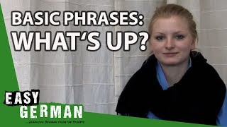 Easy German  Basic Phrases Was geht ab [upl. by Nosloc]